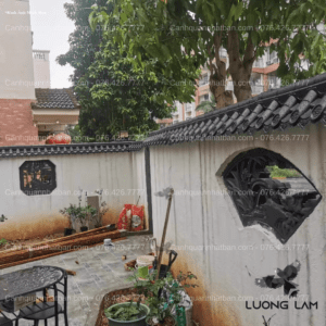 Tấm Ngói Nhựa Âm Dương Nhật Bản 2 Mái Trang Trí Tường canhquannhatban.com