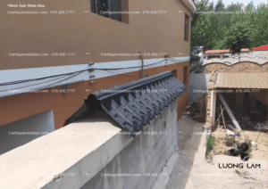 Tấm Ngói Nhựa Âm Dương Nhật Bản 2 Mái Trang Trí Tường canhquannhatban.com