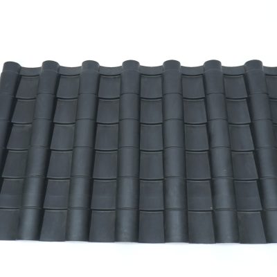 Tấm Ngói Nhật Khổ 60x110cm Tấm Nối (B) Màu Đen - Ảnh 3