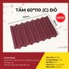 Tấm Ngói Nhật Khổ 60x110cm Tấm Nối (C) Màu Đỏ