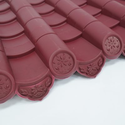 Tấm Ngói Nhật Khổ 60x110cm Tấm Nối (C) Màu Đỏ - Ảnh 3